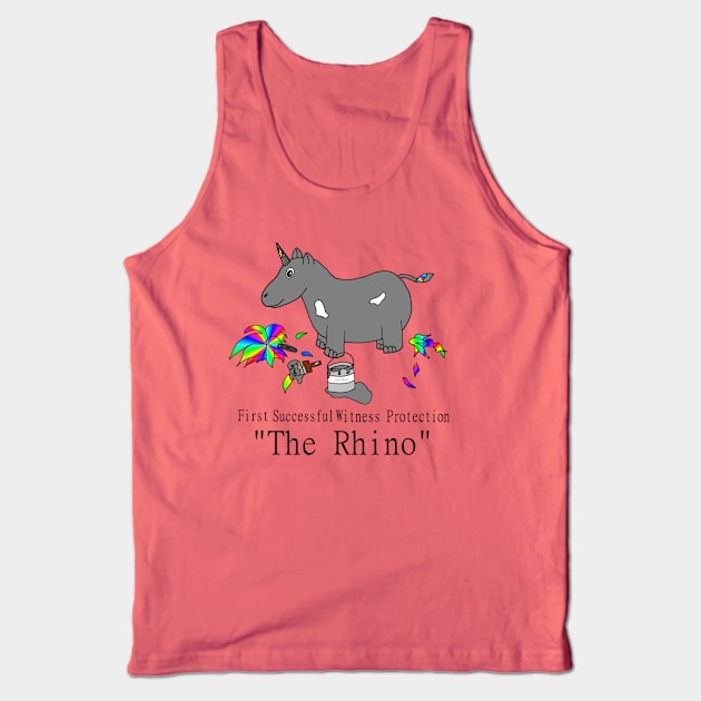 Witness Protection Unicorn/Rhino Tank Top by bethcentral